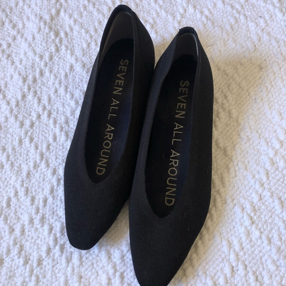 Seven All Around Black Flats